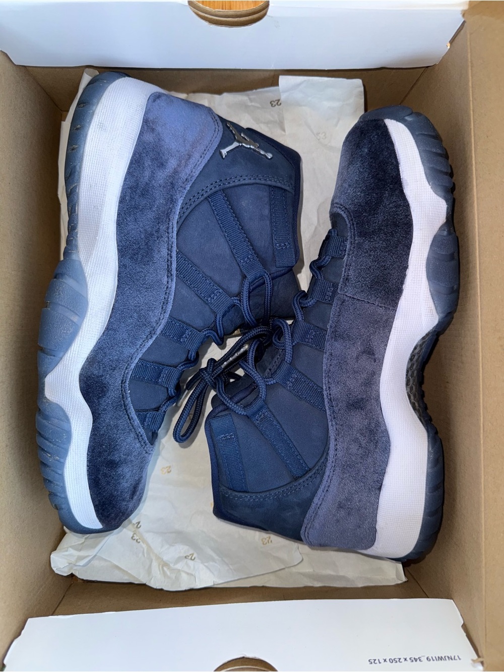 Jordan 11 Retro Navy/Metallic Silver Marine